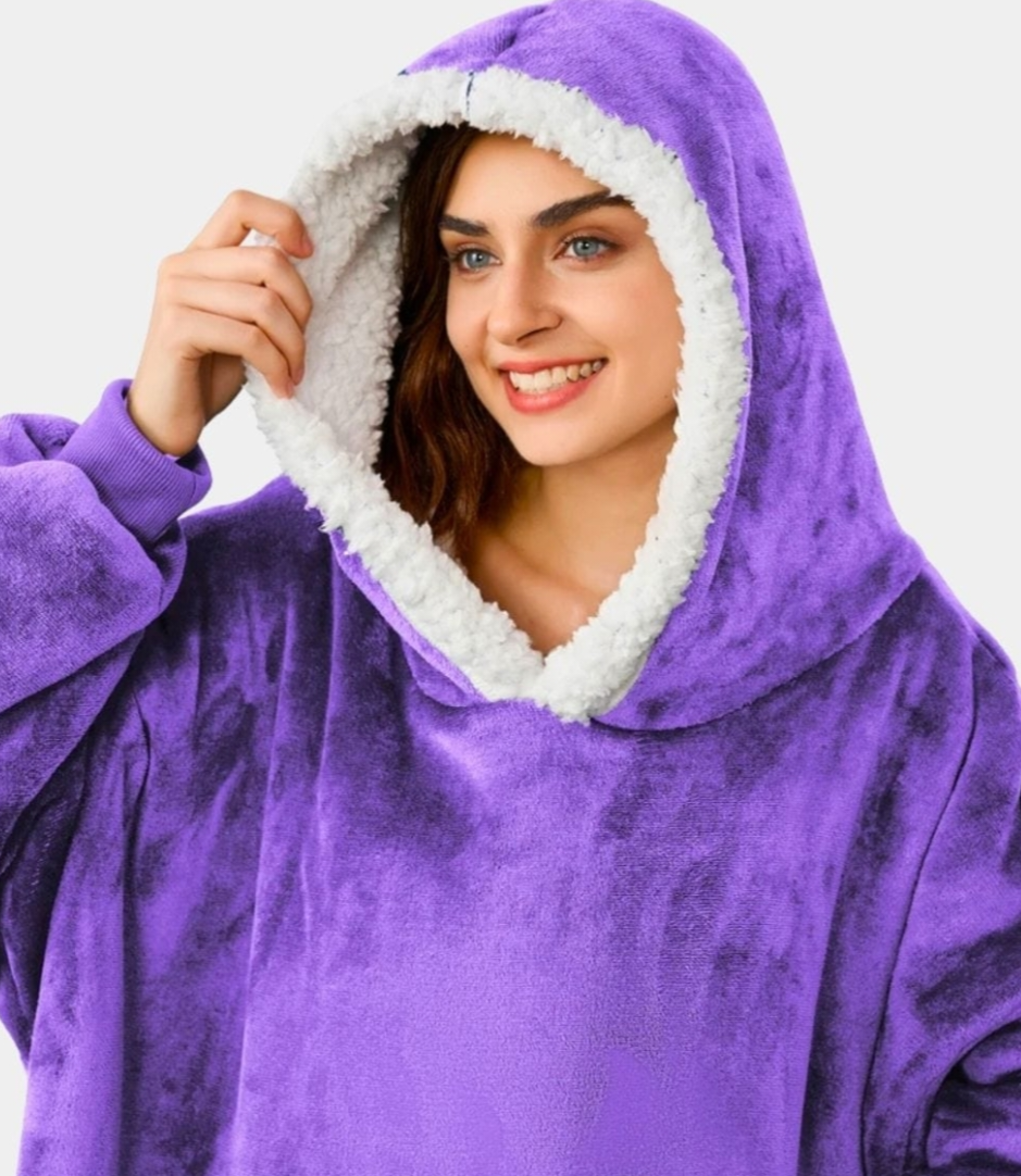 Plaid - purple and white