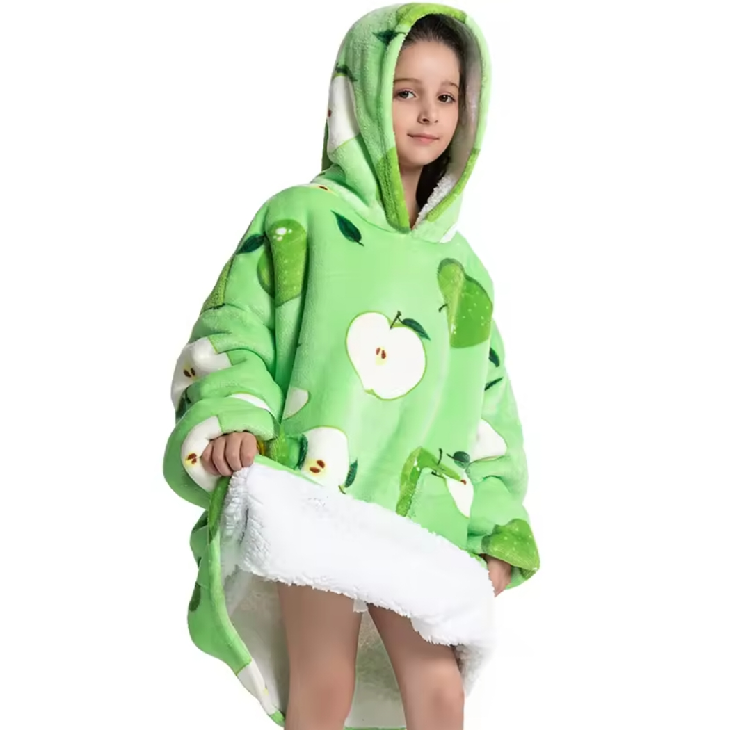 Plaid - kids apple green