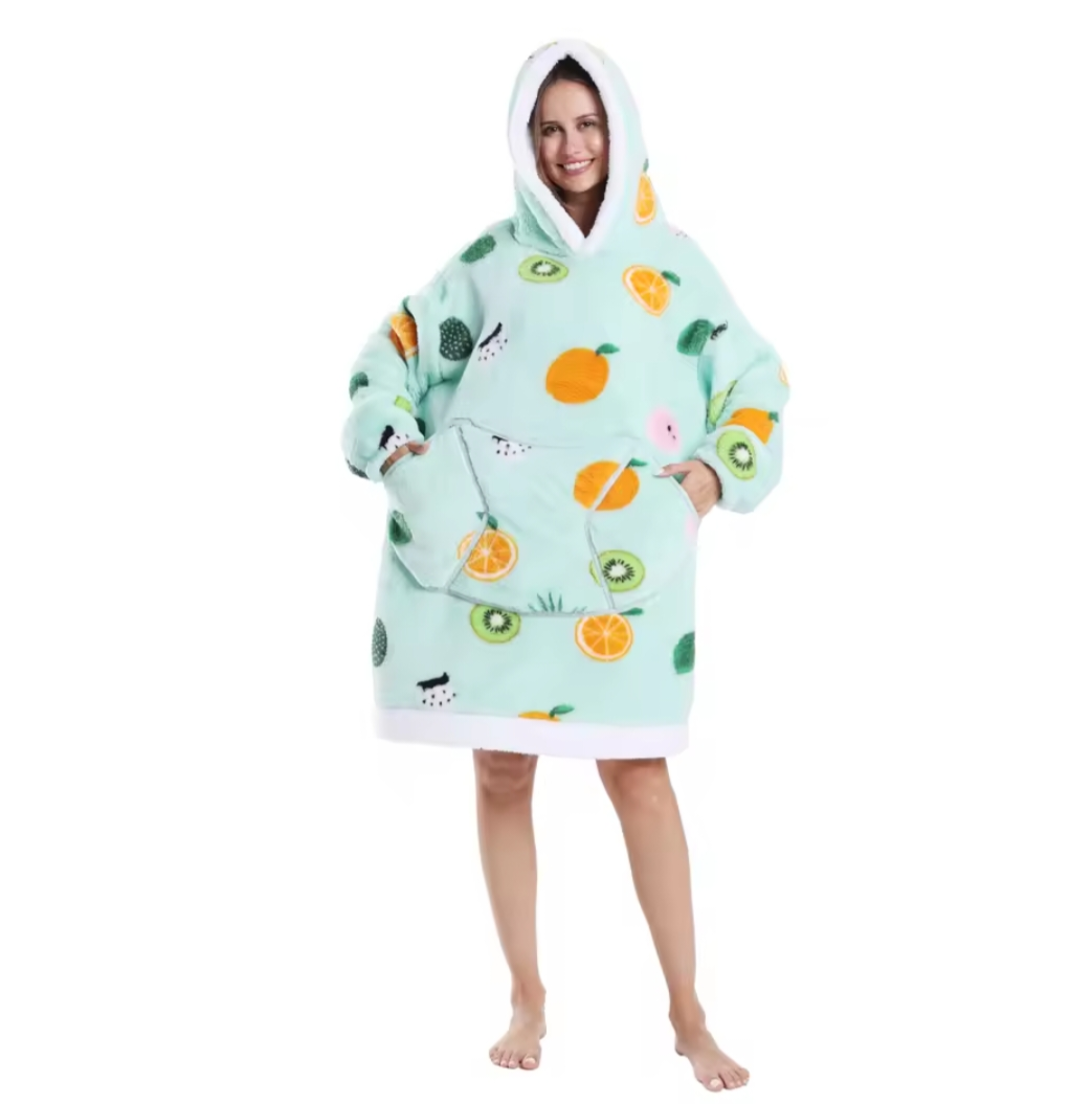 Plaid - light Green orange