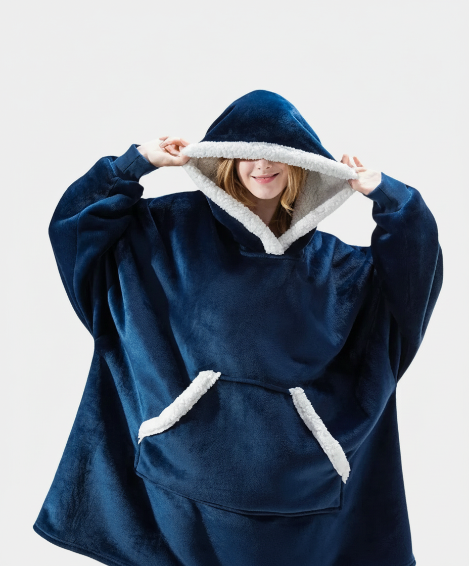 Plaid - blue and white