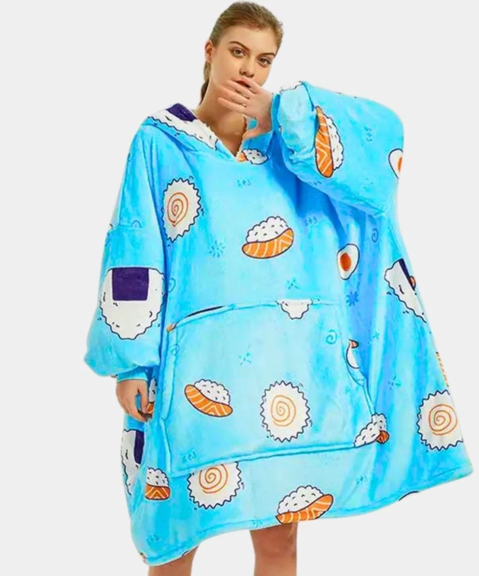 Plaid - blue crescent