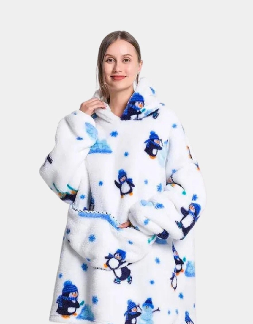 Plaid - white penguin