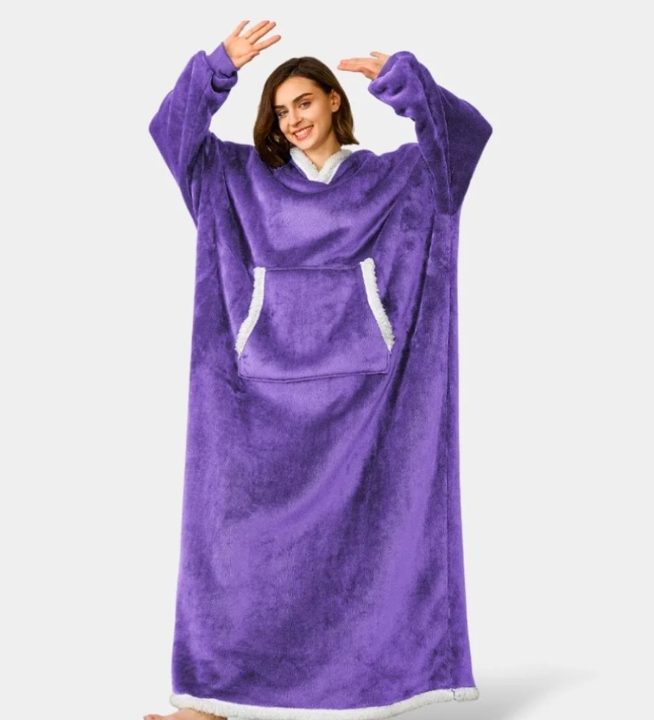 Plaid - purple and white